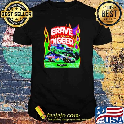 Grave Digger 2021 Kevin Harvick Monster Truck Racing vintage shirt