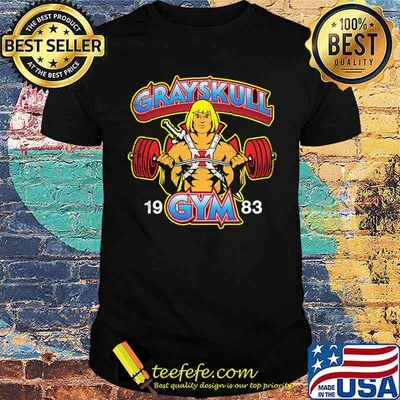 Grayskull gym 1983 weight lifting shirt