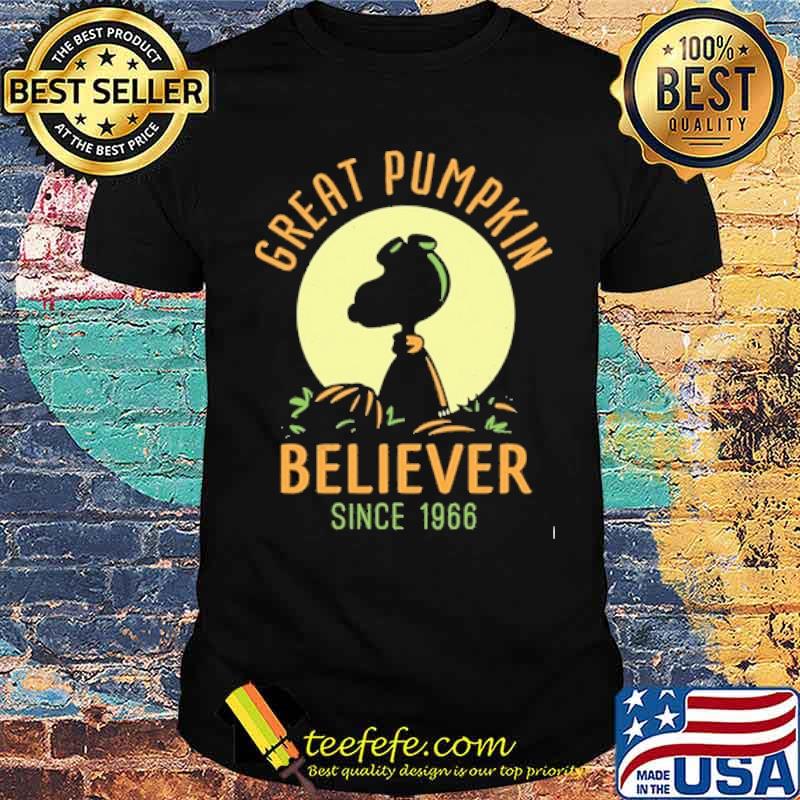 Great pumpkin believe since 1966 snoopy shirt