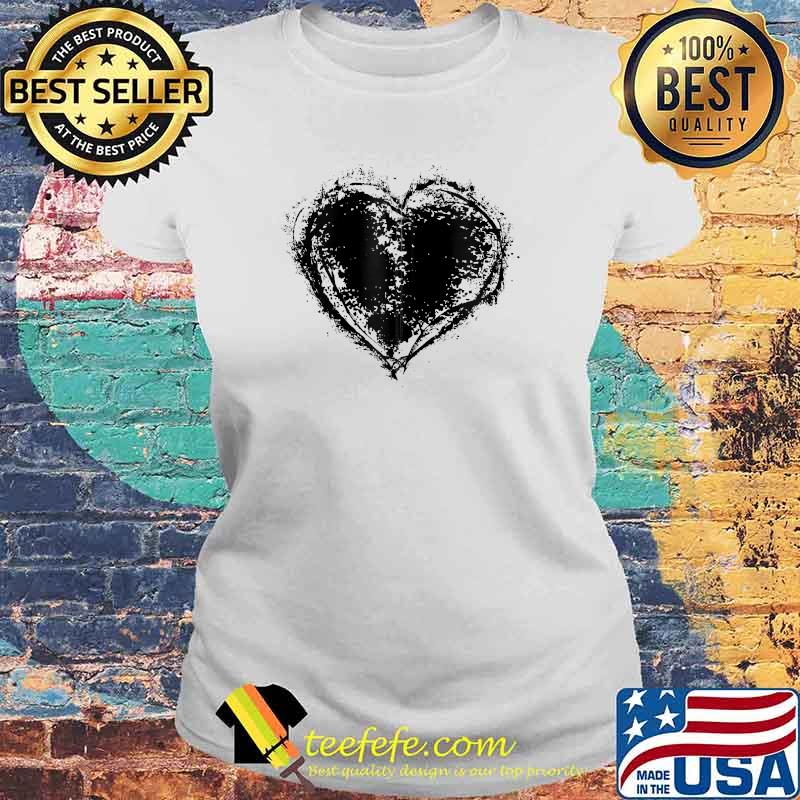Grunge Heart T-Shirt Laides tee Grunge Heart T-Shirt Laides tee