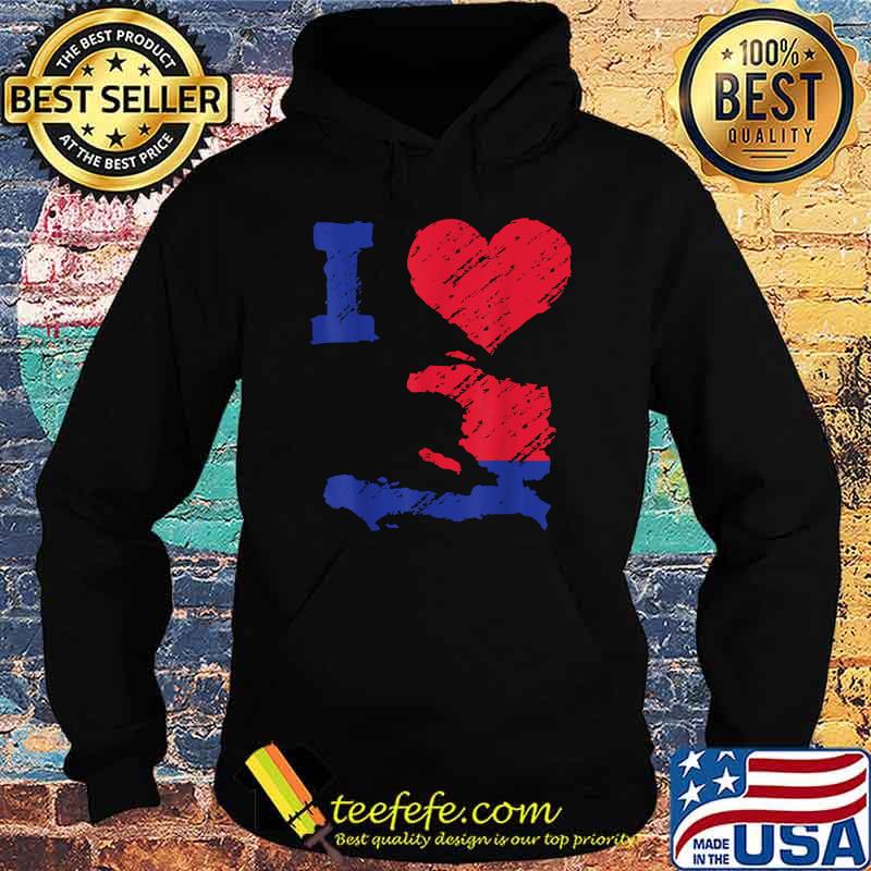 Haiti Haitian America Heart Scratch Flag Love Proud Pride T-Shirt Hoodie Haiti Haitian America Heart Scratch Flag Love Proud Pride T-Shirt Hoodie