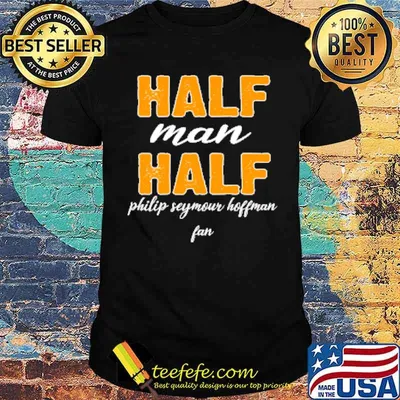Half Man Half Philip Seymowr Hoffman Fan shirt