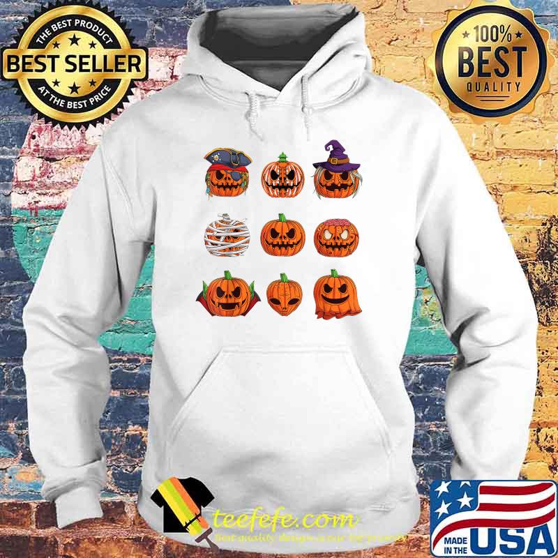 Halloween costume Pumpkin characters Face T-Shirt Hoodie Halloween costume Pumpkin characters Face T-Shirt Hoodie