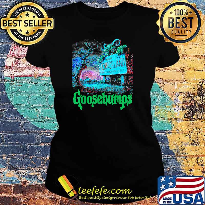 Halloween Goose.bumps One Day At Horrorland T-Shirt Ladies tee Halloween Goose.bumps One Day At Horrorland T-Shirt Ladies tee