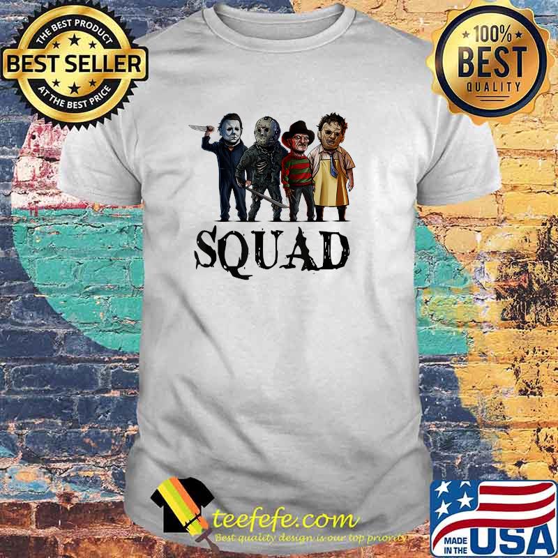 Halloween Horror Movies Lover Squad Horror Character T-Shirt