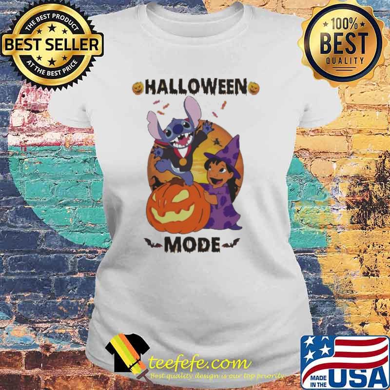 Halloween mode Lilo and Stitch And Moon s Laides tee Halloween mode Lilo and Stitch And Moon s Laides tee