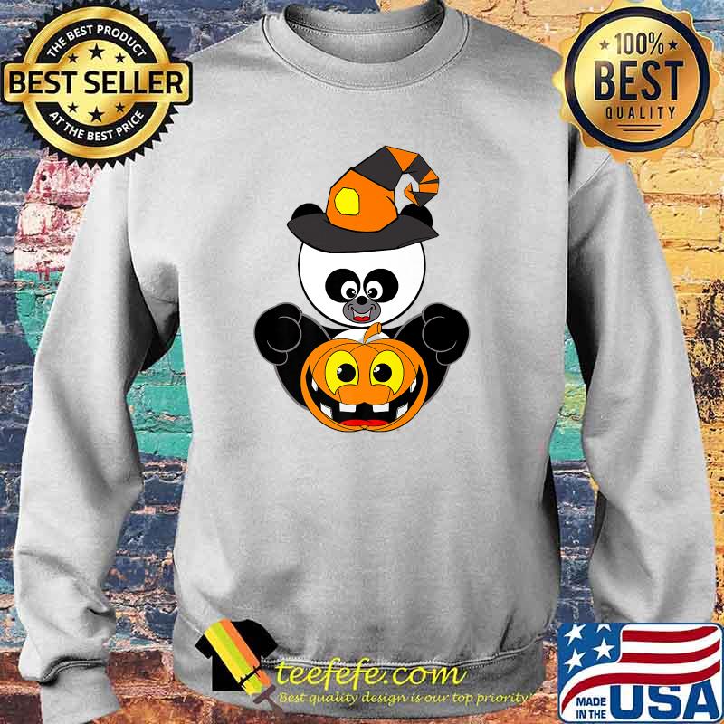 Halloween Pumpkin Panda T-Shirt Sweater Halloween Pumpkin Panda T-Shirt Sweater