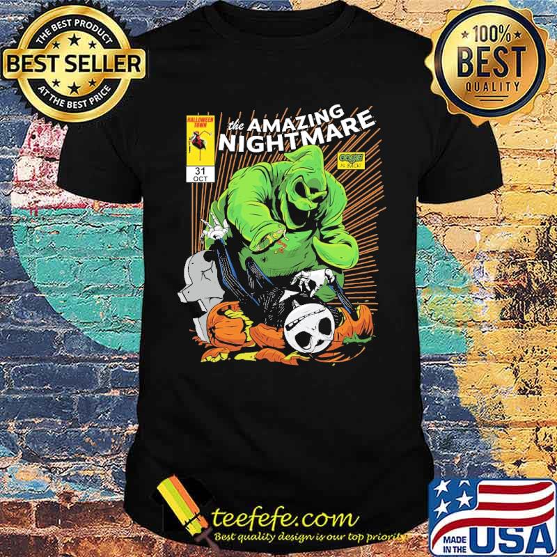Halloween tour the amazing nightmare Jack Skellington and Oogie Boogie The Nightmare Before Christmas shirt Halloween tour the amazing nightmare Jack Skellington and Oogie Boogie The Nightmare Before Christmas shirt