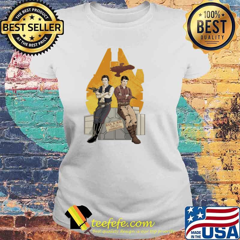 Han and mal associates partners in crime s Laides tee Han and mal associates partners in crime s Laides tee