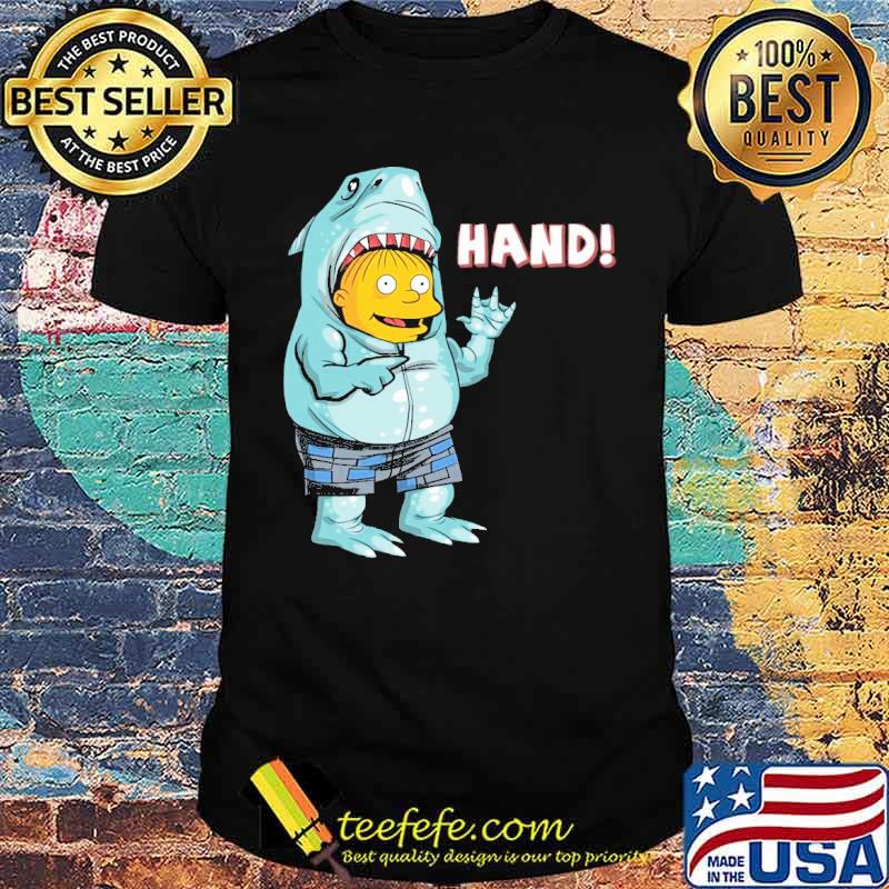 HAND King Shark The Simpsons The Suicide Squad shirt