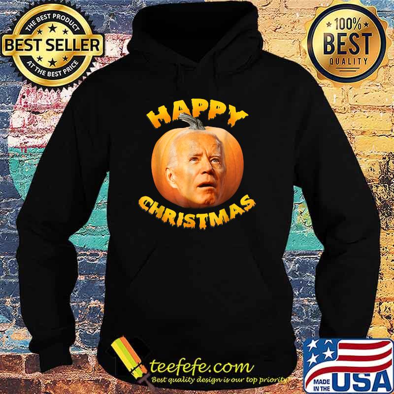 Happy Christmas Anti-joe Biden Pumpkin Halloween T-Shirt Hoodie Happy Christmas Anti-joe Biden Pumpkin Halloween T-Shirt Hoodie