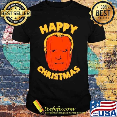 Happy Christmas Trump Pumpkin shirt