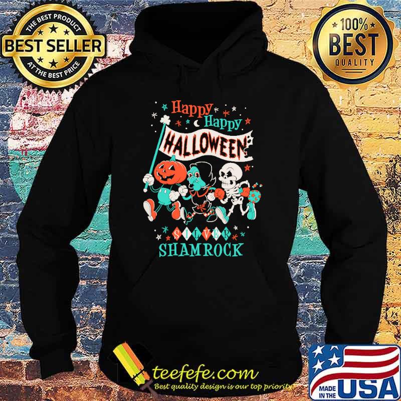 Happy Halloween Cartoon Silver Shamrock Creepy Cute Pumpkin Shirt Hoodie Happy Halloween Cartoon Silver Shamrock Creepy Cute Pumpkin Shirt Hoodie