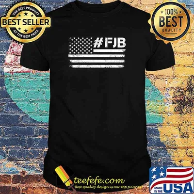 Hashtag FJB Joe Biden American Flag T-Shirt