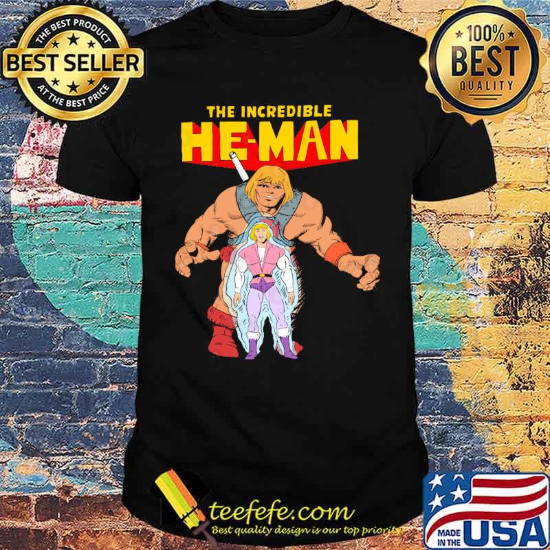 He-Man Masters of the Universe Prince Adam The Incredible Hulk TV Shirt