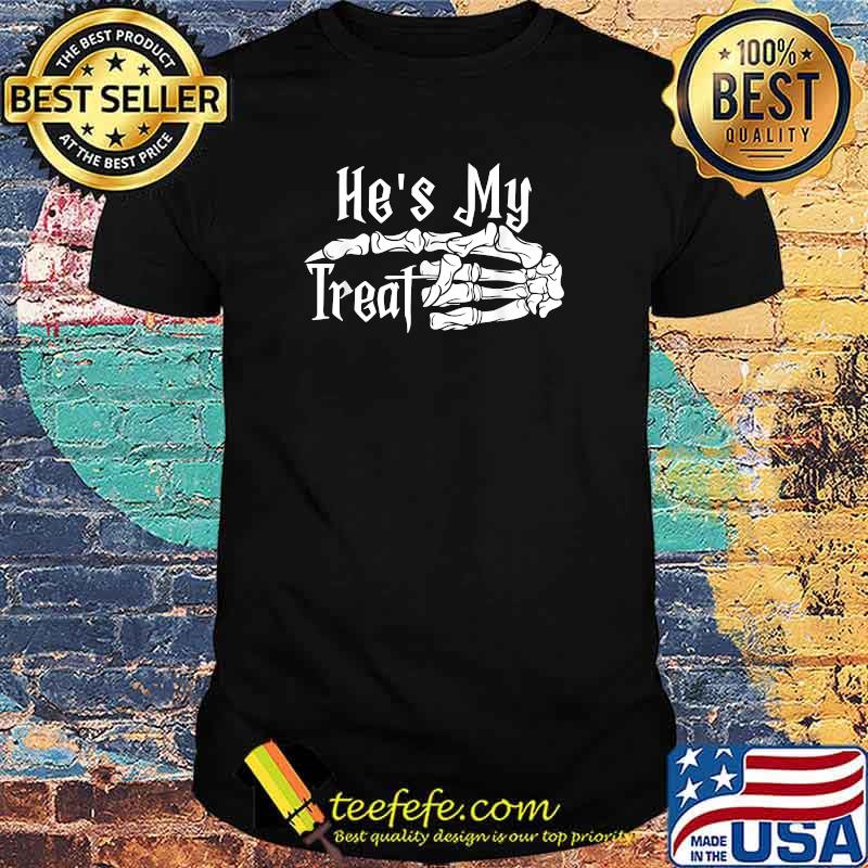 He's My Treat She's My Trick Halloween Couples Costume T-Shirt