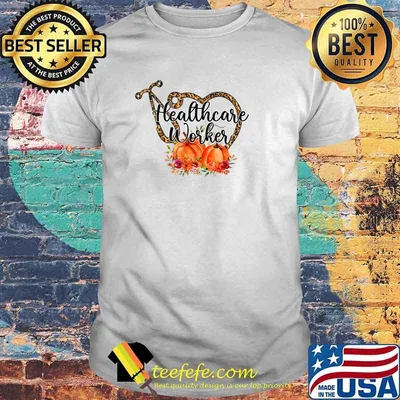 Healthcare Worker Leopard Cheetah Stethoscope T-Shirt
