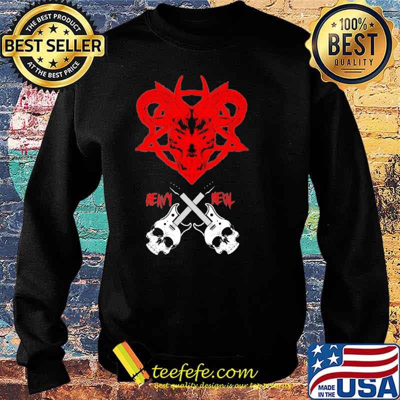 Heavy Metal Satan Guitar Skull Shirt Sweater Heavy Metal Satan Guitar Skull Shirt Sweater