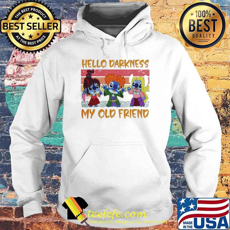 Hello darkness my old friend Stitch Hocus Pocus Vintage s Hoodie Hello darkness my old friend Stitch Hocus Pocus Vintage s Hoodie