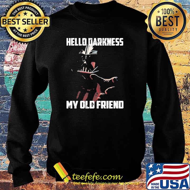 Hello Darkness my old friend the mandalorian moon s Sweater Hello Darkness my old friend the mandalorian moon s Sweater