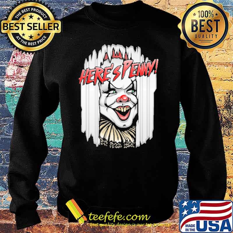 Here's penny clown horror halloween s Sweater Here's penny clown horror halloween s Sweater