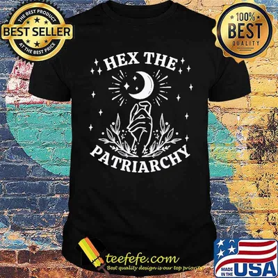 Hex The Patriarchy Feminist Witch Moon Shirt