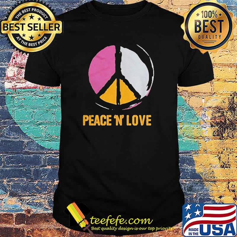 Hippie peace ‘N’ love shirt