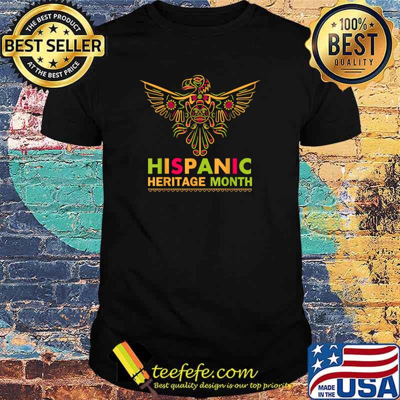 Hispanic Heritage Month with Colorful Eagle T-Shirt