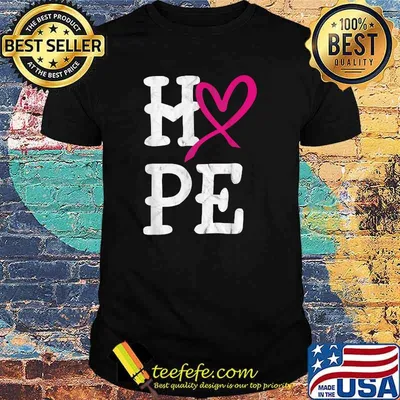 Hope Breast Cancer Awareness Month Vintage T-Shirt