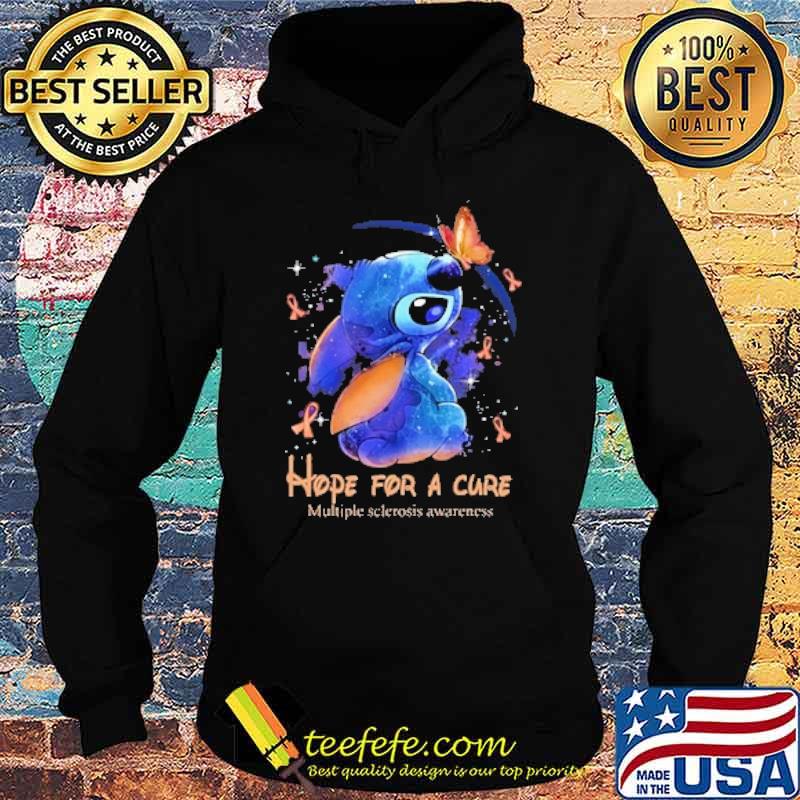 Hope for a cure multiple sclerosis awareness Stitch s Hoodie Hope for a cure multiple sclerosis awareness Stitch s Hoodie