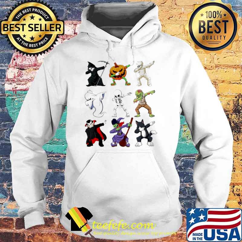 Horror movies characters dabbing Happpy Halloween s Hoodie Horror movies characters dabbing Happpy Halloween s Hoodie