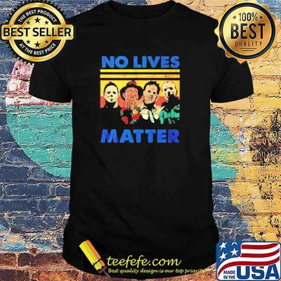 Horror no loves matter T-shirt