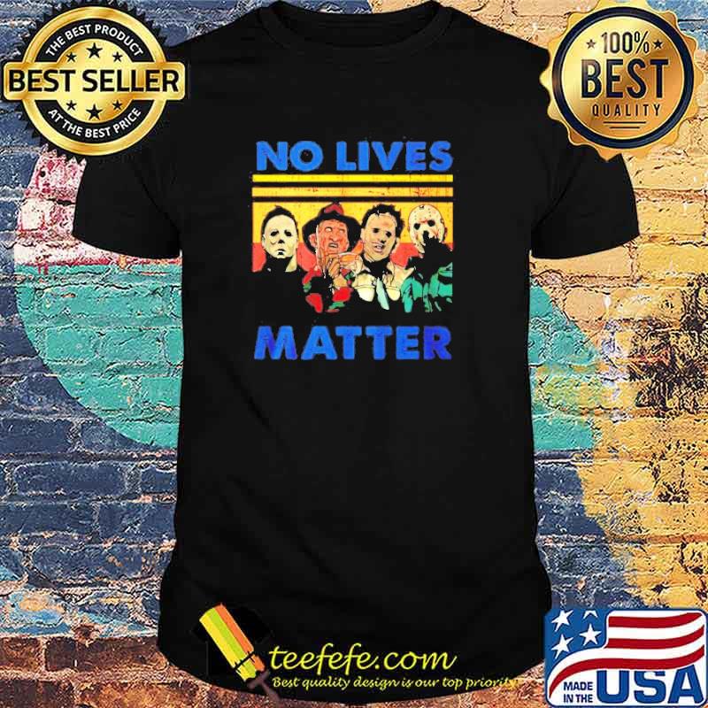 Horror no loves matter T-shirt