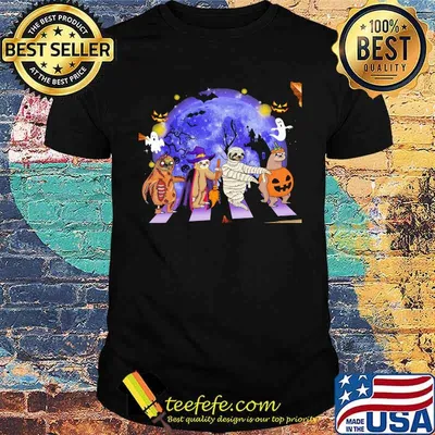 Horror Sloth Halloween Blue Moon Shirt