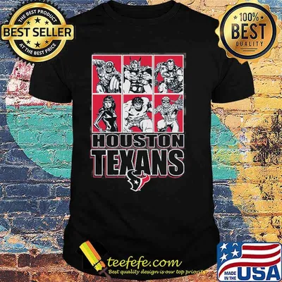 Houston Texans Disney Marvel Avengers Line-Up shirt