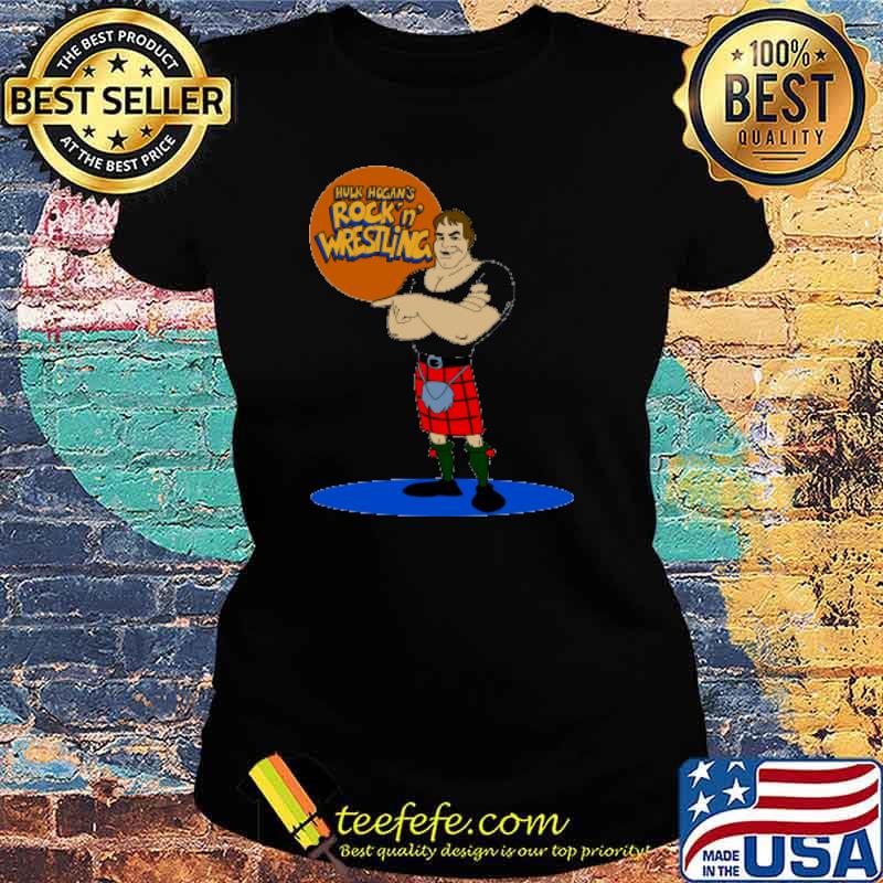 Hulk Hogan's Rock 'N' Wrestling Roddy Piper Shirt Ladies tee Hulk Hogan's Rock 'N' Wrestling Roddy Piper Shirt Ladies tee
