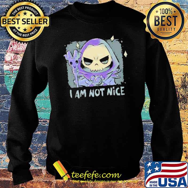 I am not Nice Skull Shirt Sweater I am not Nice Skull Shirt Sweater