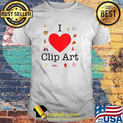 I Love Clip Art T-Shirt