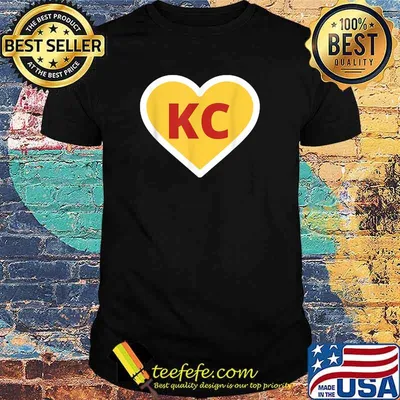 I Love Kansas City Heart KC Apparel T-Shirt