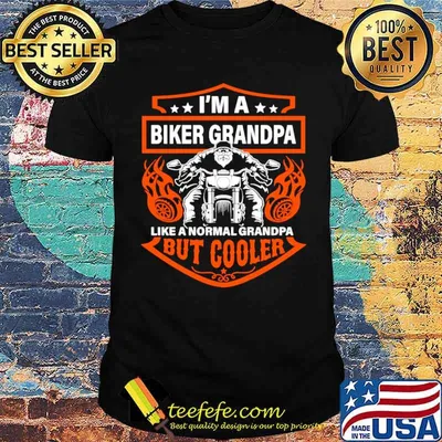 I'm A Biker Grandpa Like Normal Grandpa But Cooler Shirt