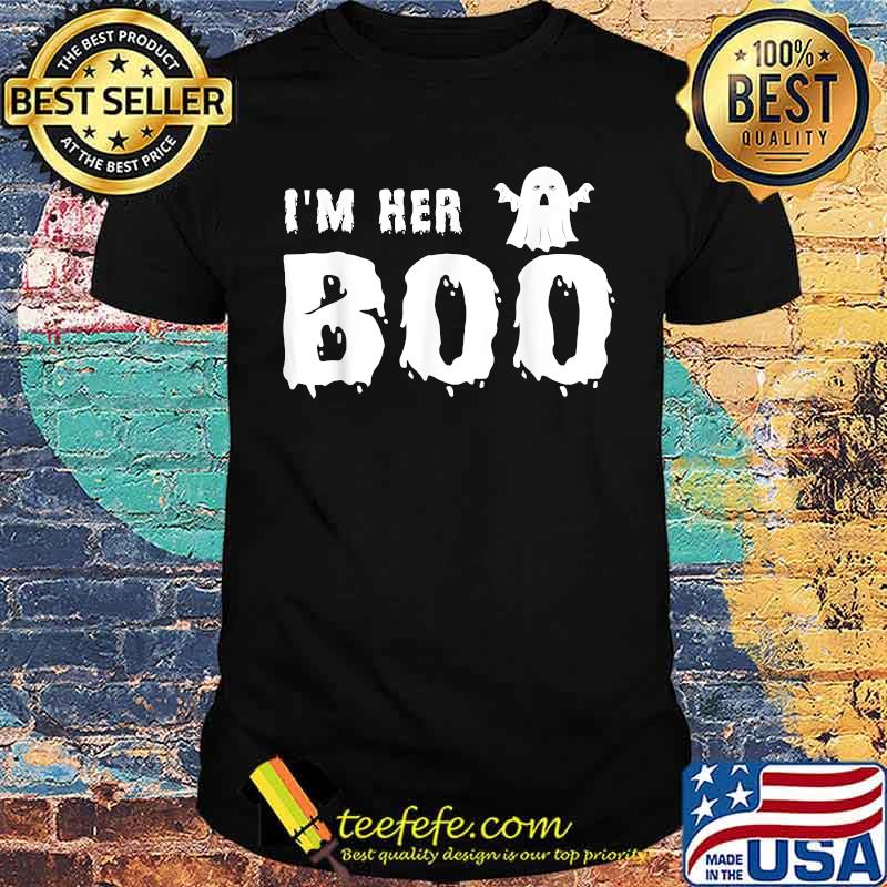 I'm her boo ghost Halloween Couples T-Shirt