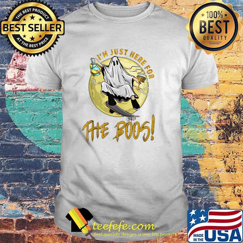 I'm Just Here For The Boos Halloween Ghost magic T-shirt