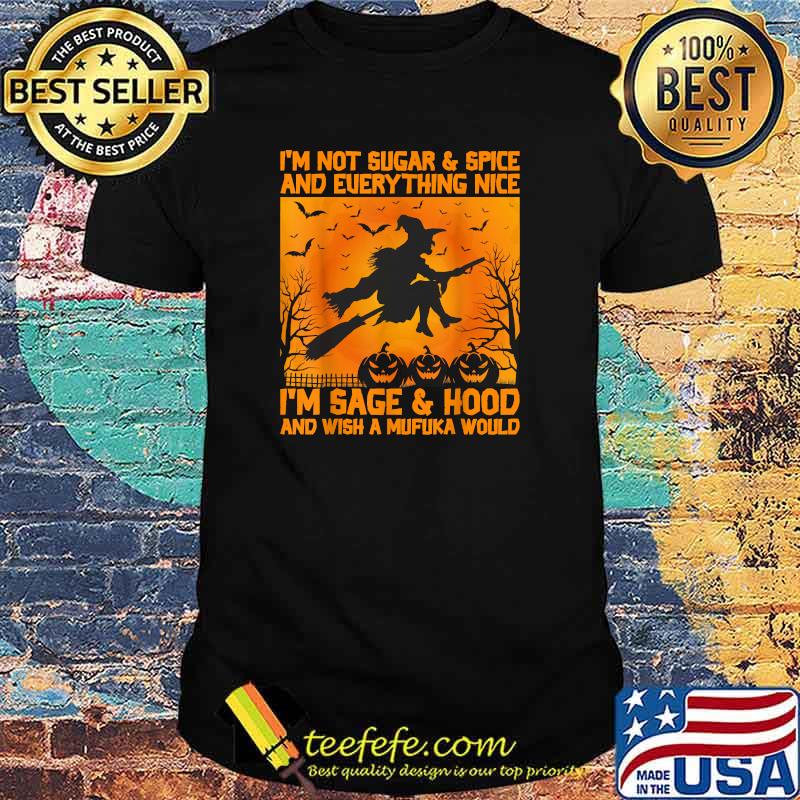I'm Not Sugar And Spice And Everything Nice Halloween Witch T-Shirt