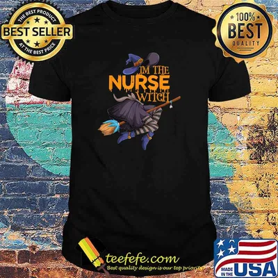 I'm The Nurse Witch Halloween Matching Group Costume T-Shirt