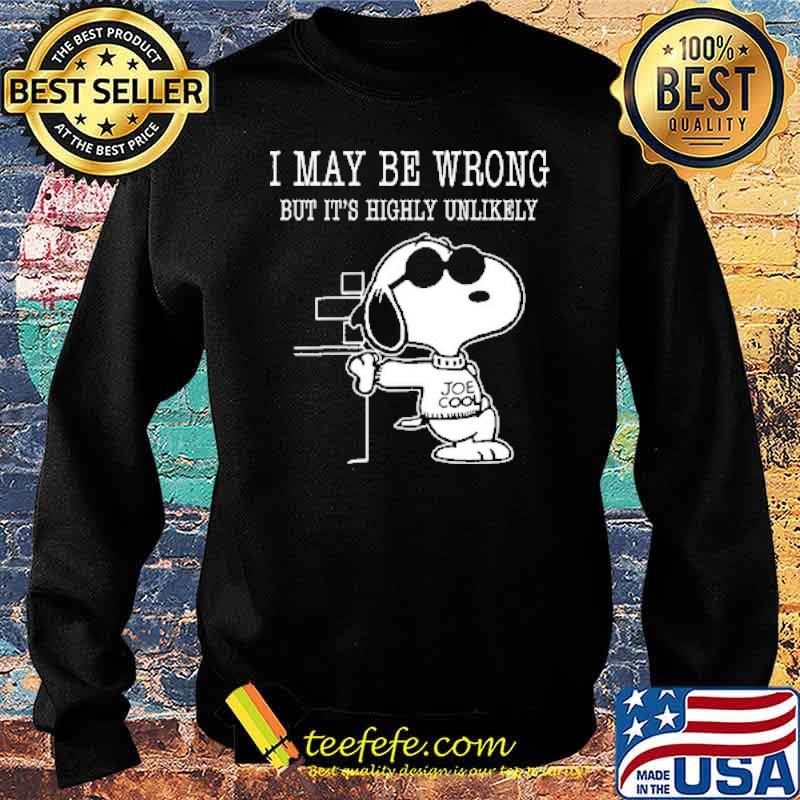 I may be wrong but its highly unlikely snoopy s Sweater I may be wrong but its highly unlikely snoopy s Sweater