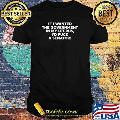 If I Wanted The Government In My Uterus Women Protect T-Shirt