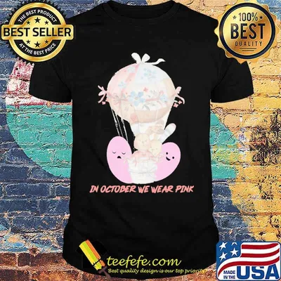 In October We Wear Pink Rabbit Shirt