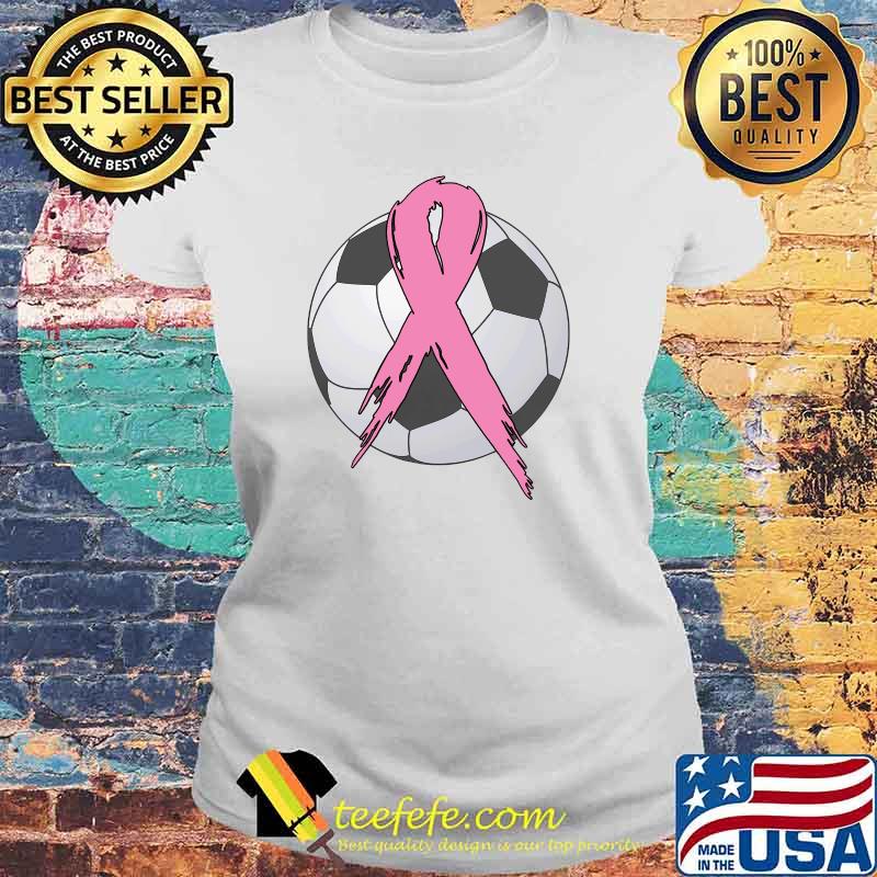 In October We Wear Pink Soccer Breast Cancer Awareness T-Shirt Laides tee In October We Wear Pink Soccer Breast Cancer Awareness T-Shirt Laides tee