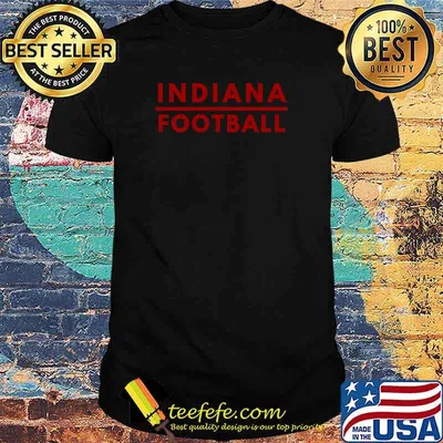 Indiana IN Football Fans Hoosier State Pride T-Shirt