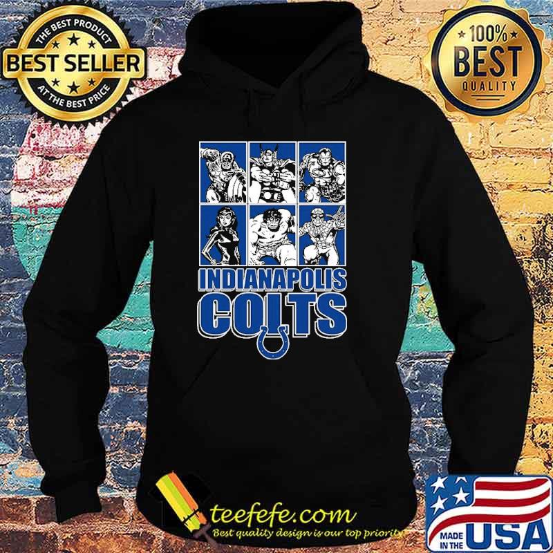 Indianapolis Colts Disney Marvel Avengers Line-Up s Hoodie Indianapolis Colts Disney Marvel Avengers Line-Up s Hoodie